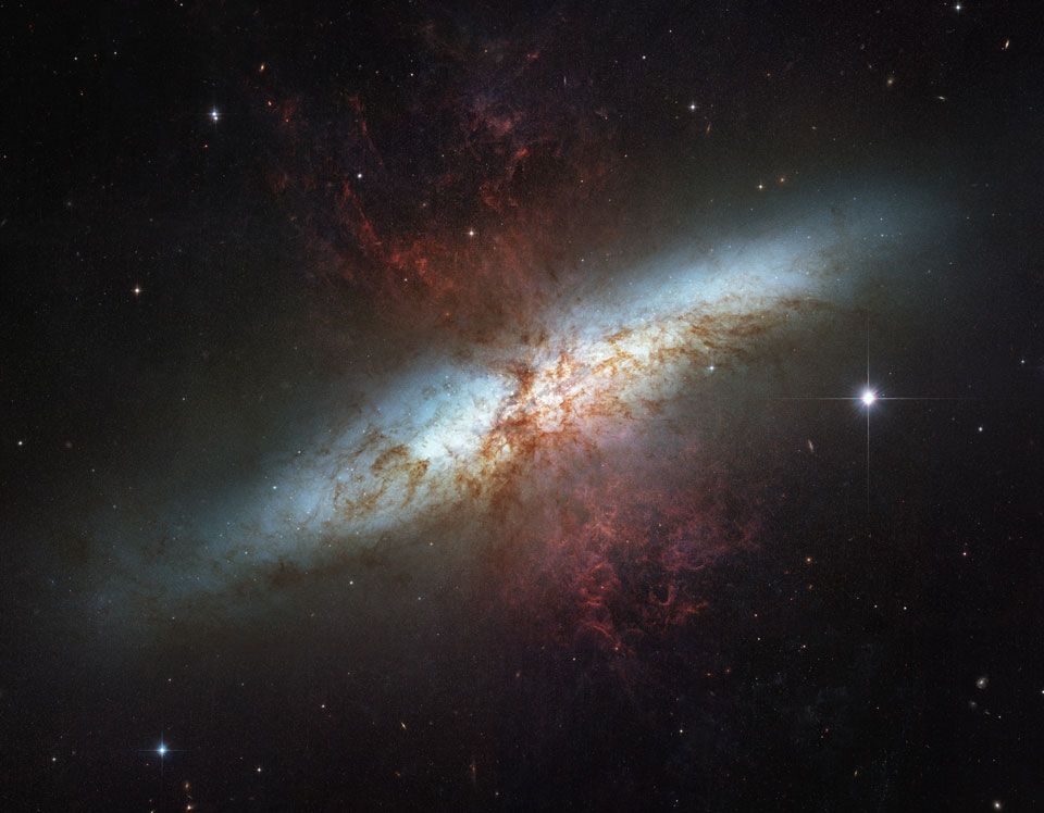 M82: Galaxy with a Supergalactic Wind