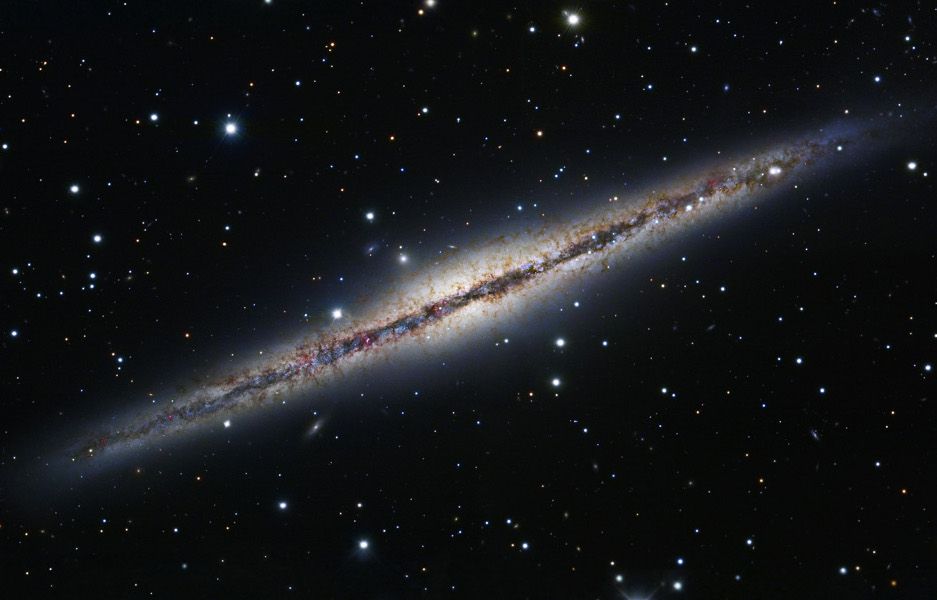 At the Edge of NGC 891