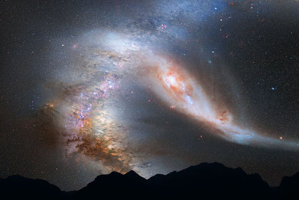 Milky Way Galaxy Doomed: Collision with Andromeda Pending