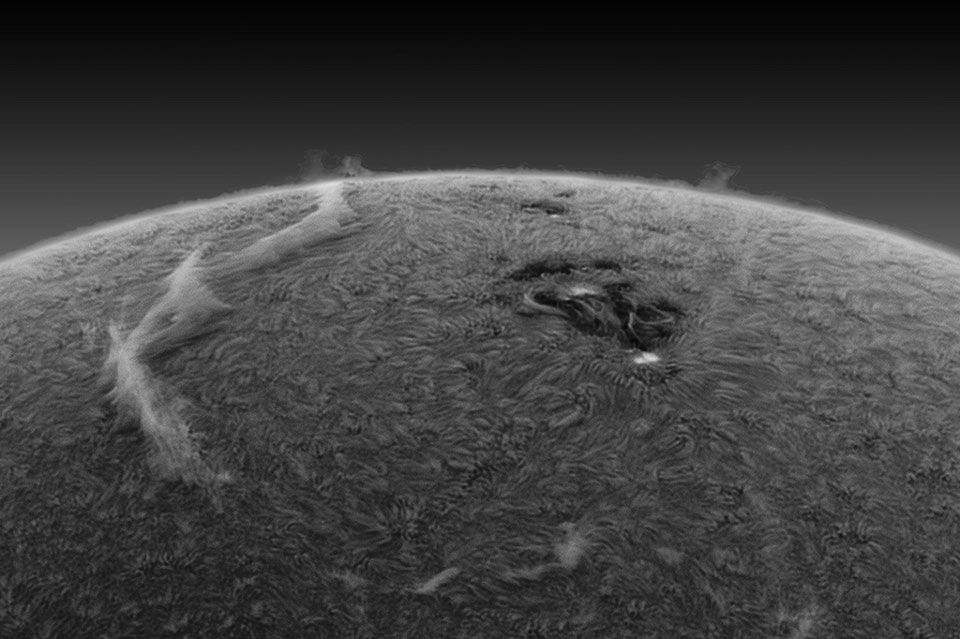 A Filament Across the Sun