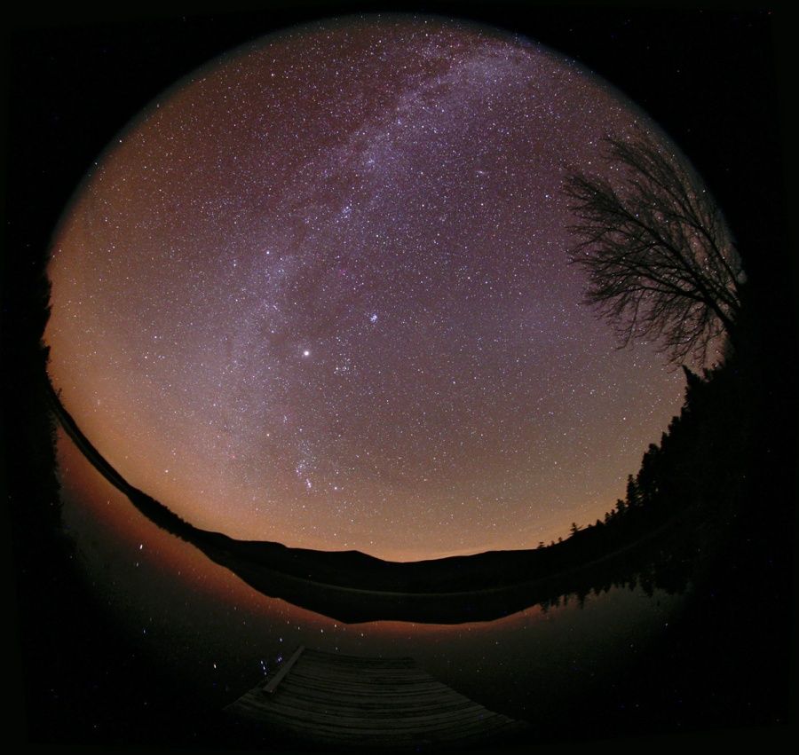 Zodiacal Light and Milky Way