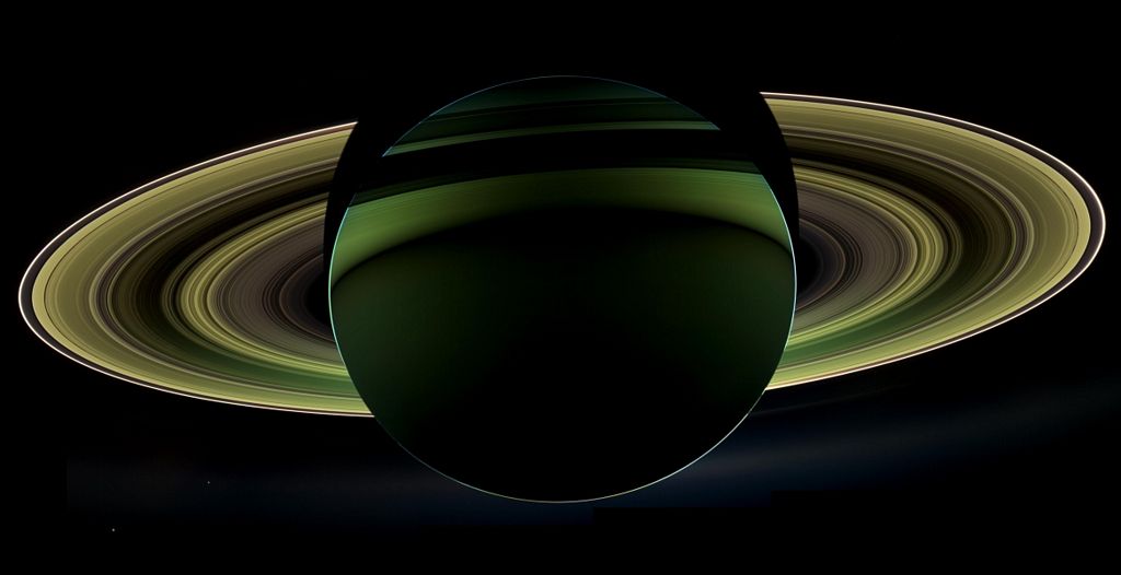 Saturn at Night