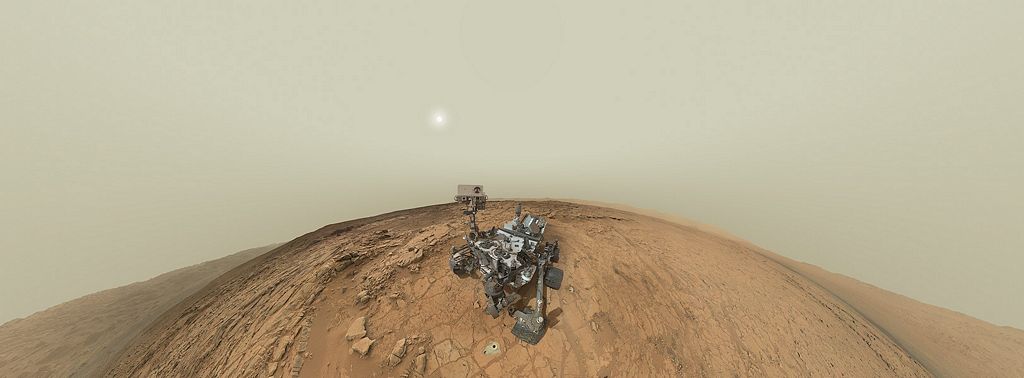 Curiosity Self-Portrait Panorama