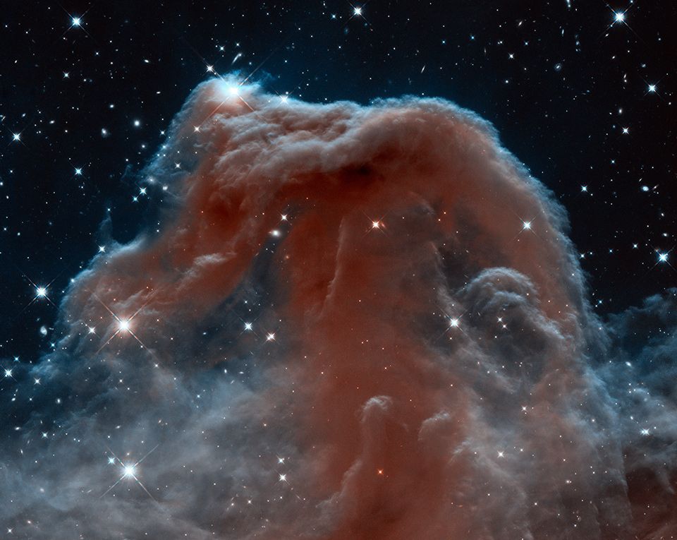 The Horsehead Nebula in Infrared from Hubble