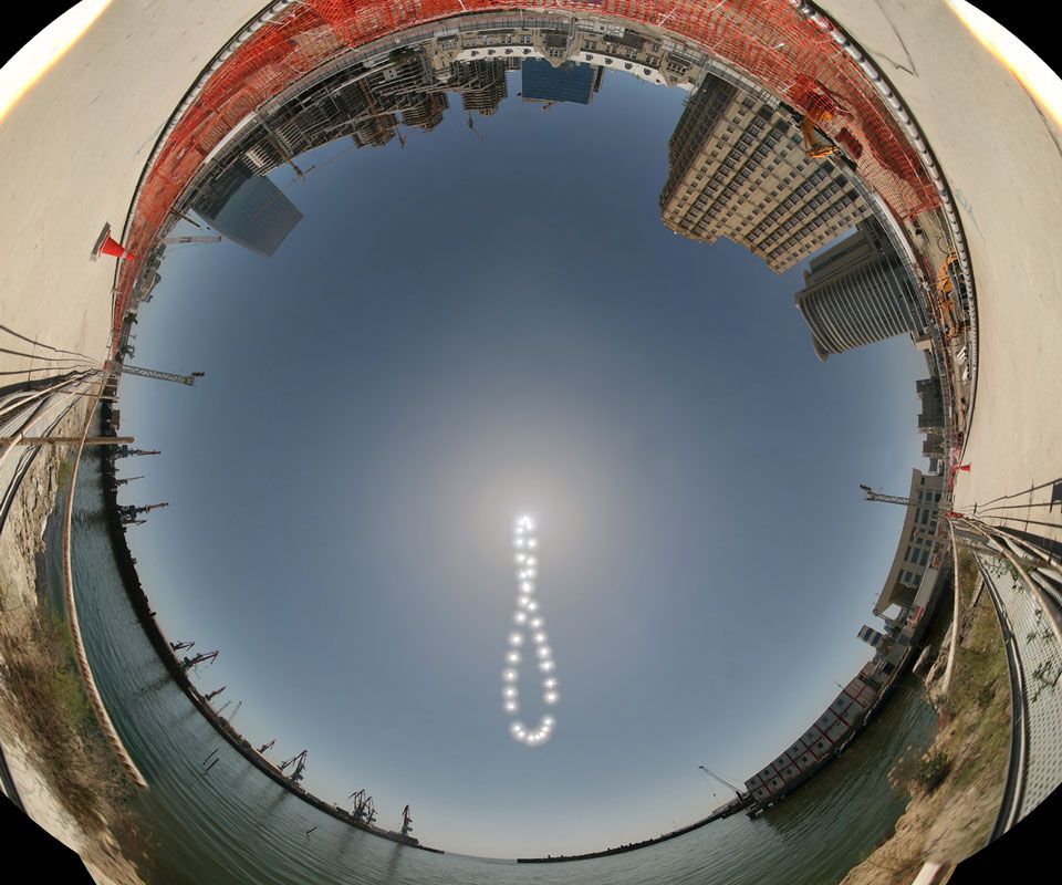 High Noon Analemma Over Azerbaijan