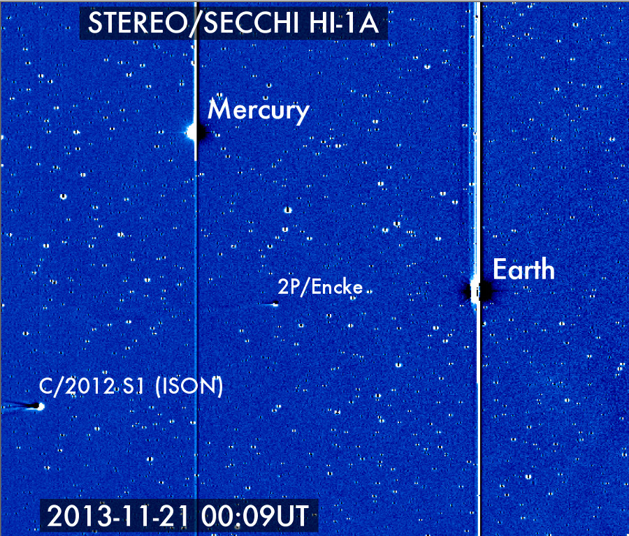 Comet ISON from STEREO