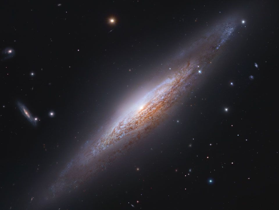 NGC 2683: Edge-On Spiral Galaxy