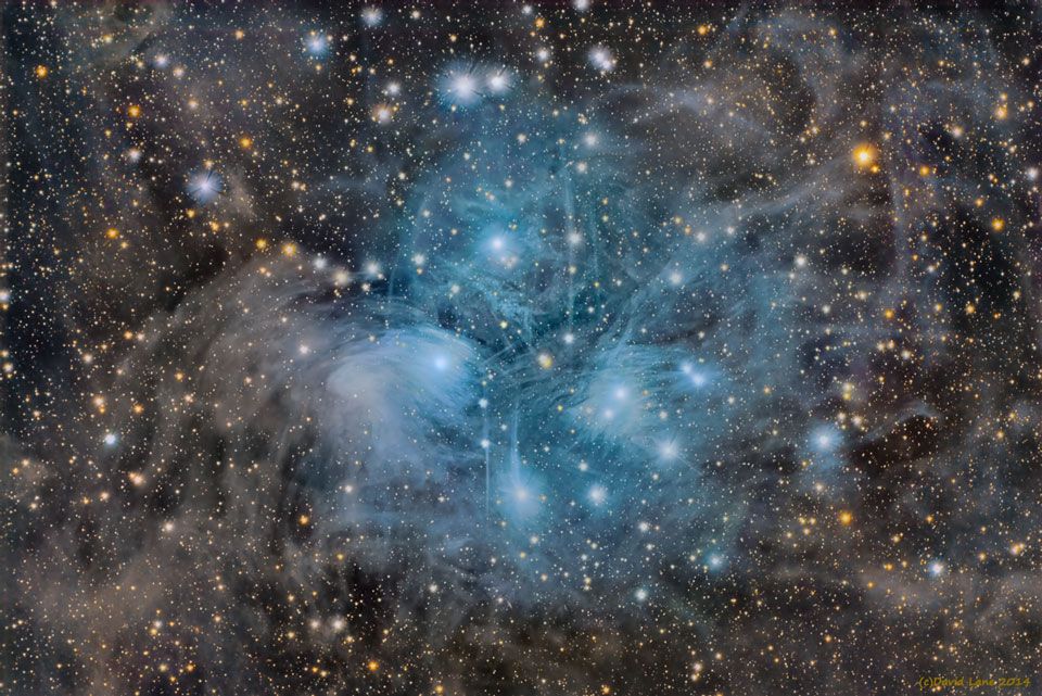 The Pleiades Deep and Dusty