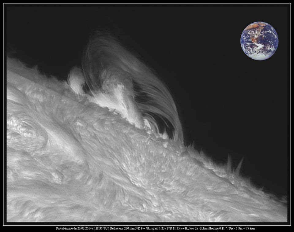 Sun and Prominence