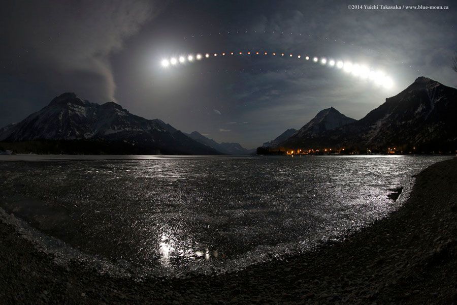 Waterton Lake Eclipse