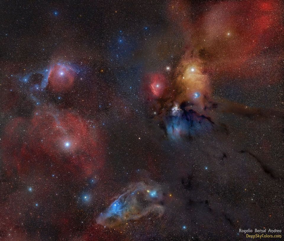 Rho Ophiuchi Wide Field