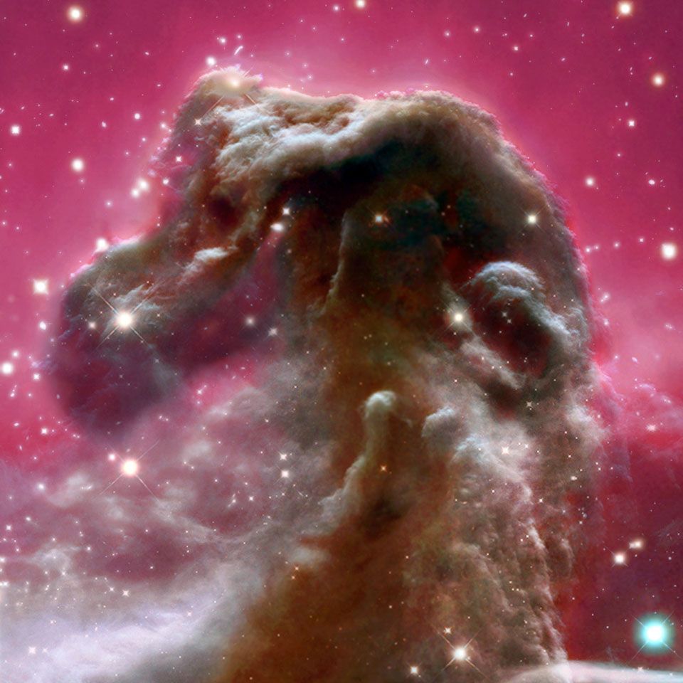 The Horsehead Nebula from Blue to Infrared