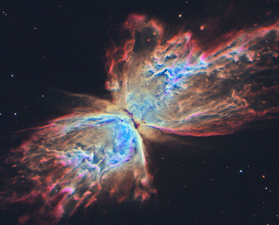 The Butterfly Nebula from Hubble