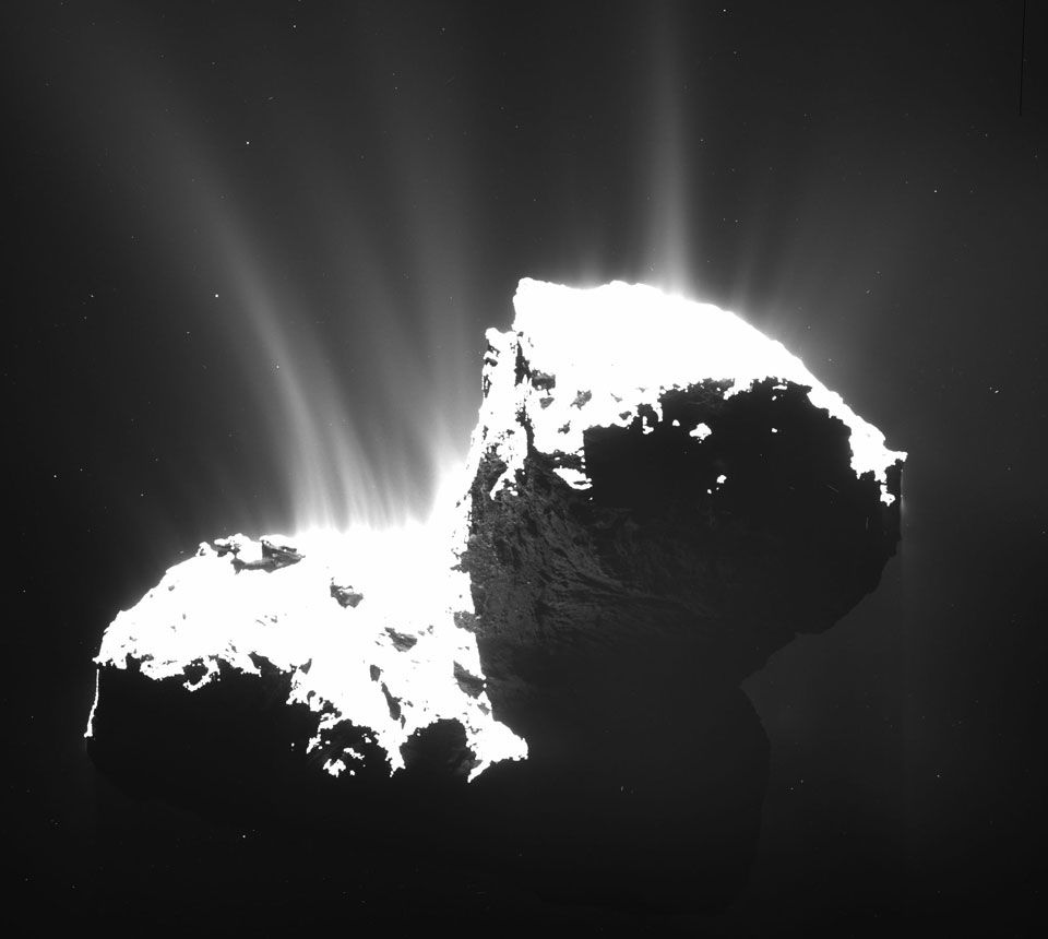 Jets from Comet Churyumov-Gerasimenko