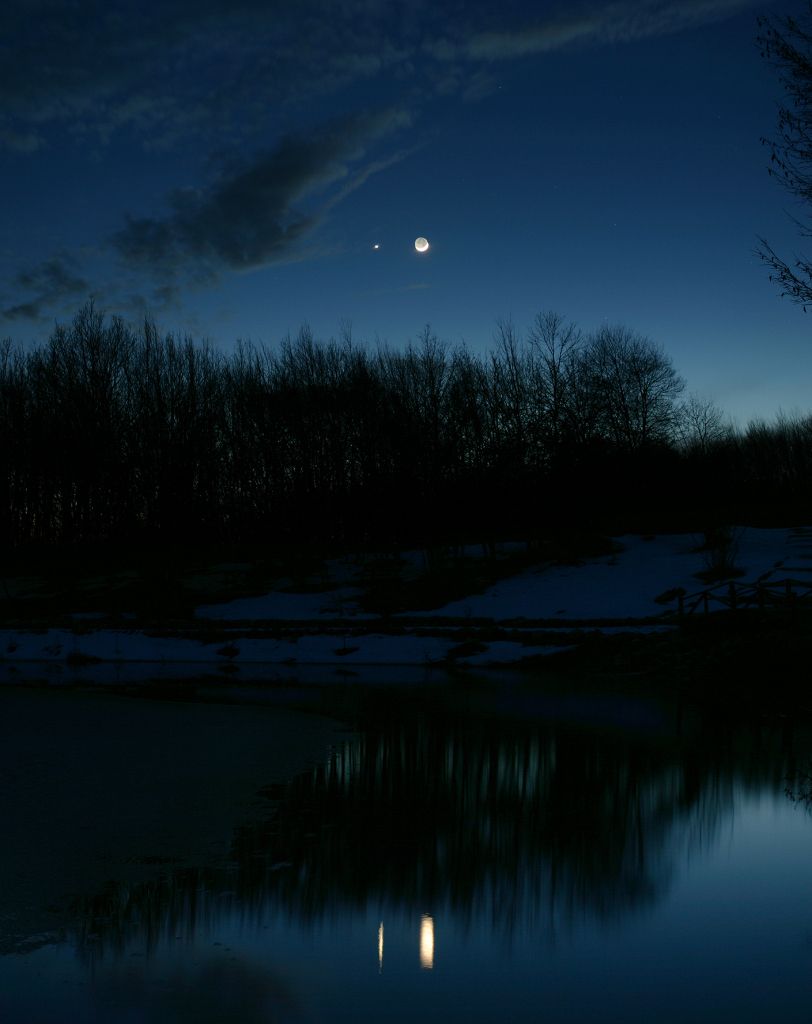 An Evening Sky Conjunction