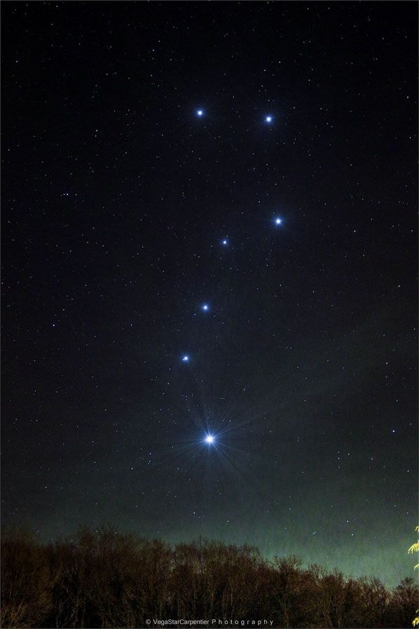 The Big Dipper Enhanced