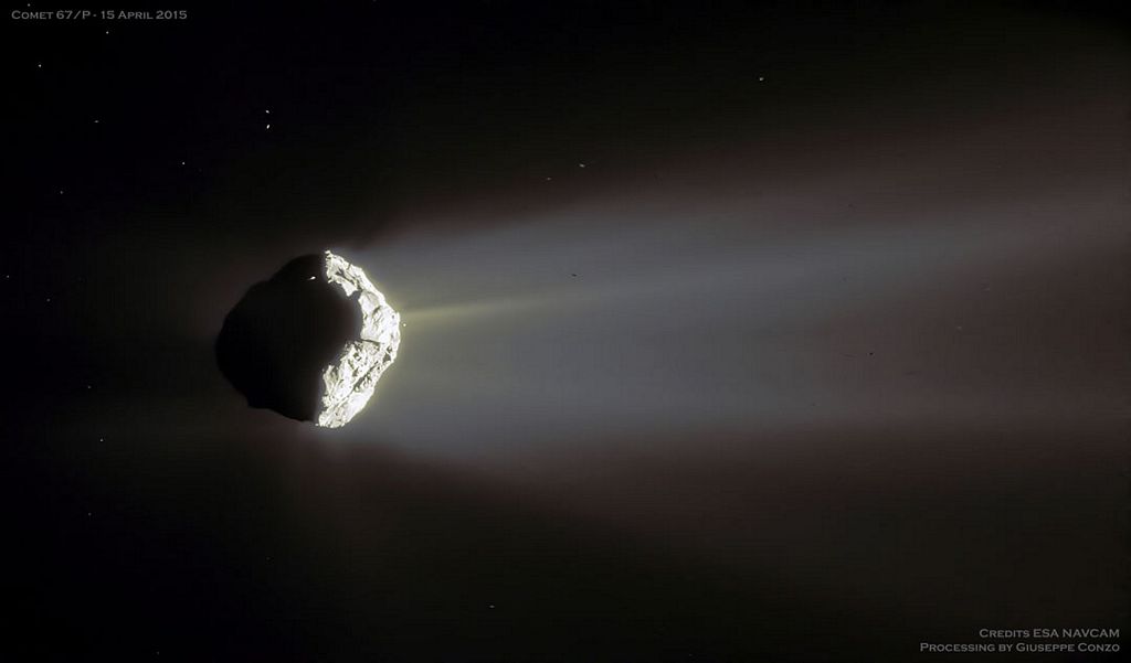 Comet Churyumov Gerasimenko in Crescent