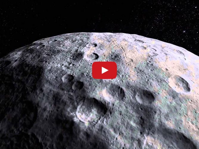 Fly Over Dwarf Planet Ceres