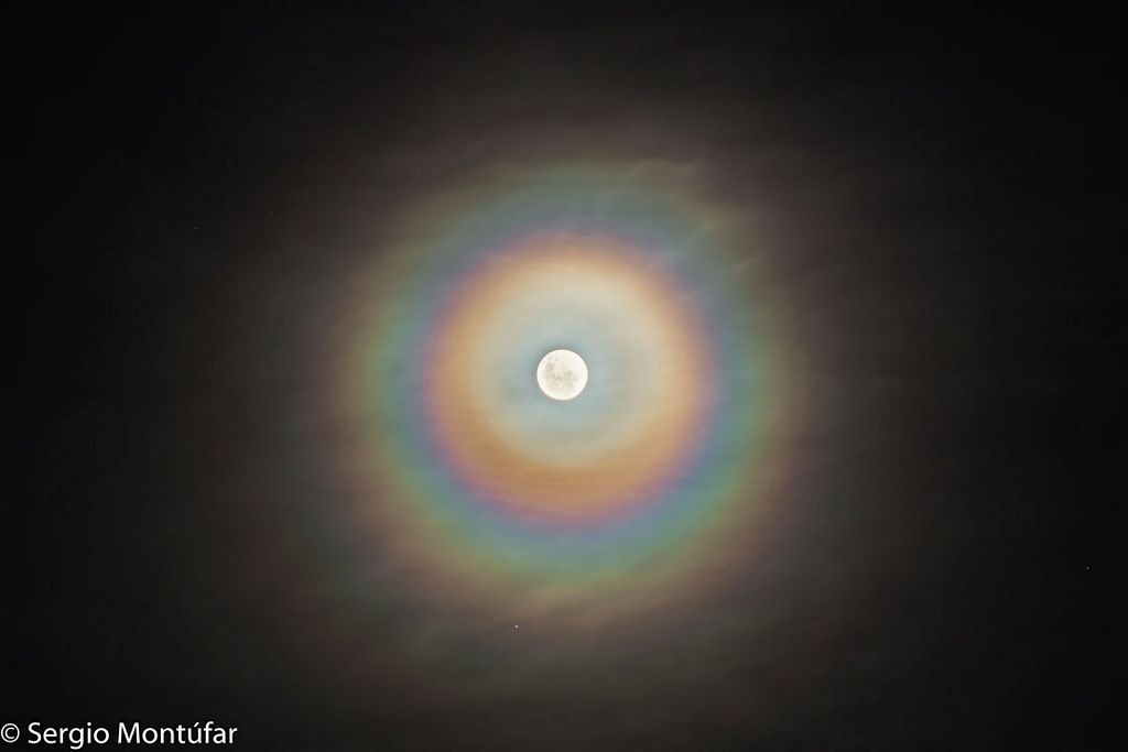 A Colorful Lunar Corona