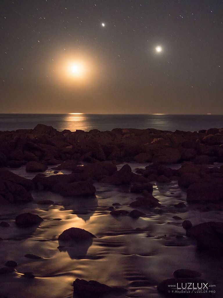 Triple Conjunction Over Galician National Park