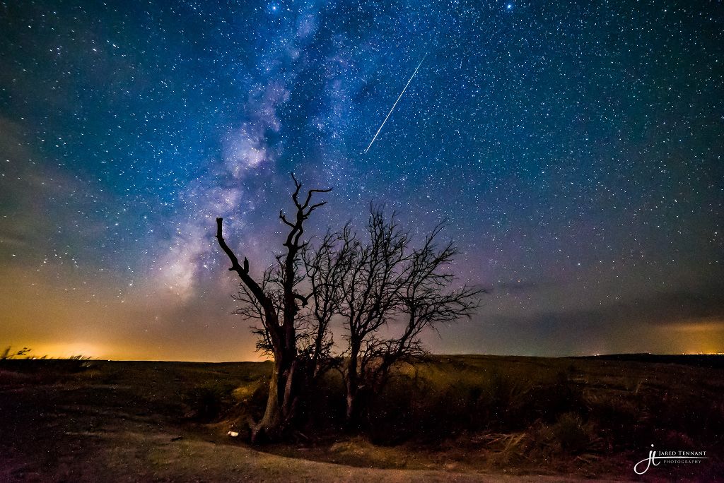 Comet Dust over Enchanted Rock