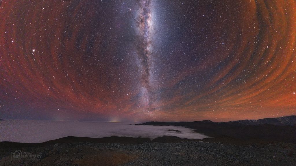 Milky Way with Airglow Australis