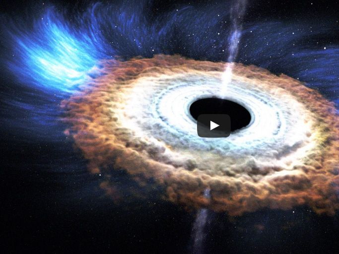 Massive Black Hole Shreds Passing Star