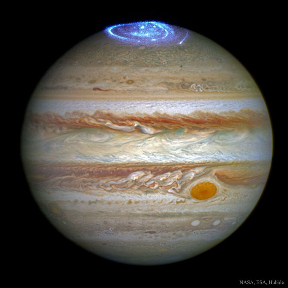 Aurore sur Jupiter