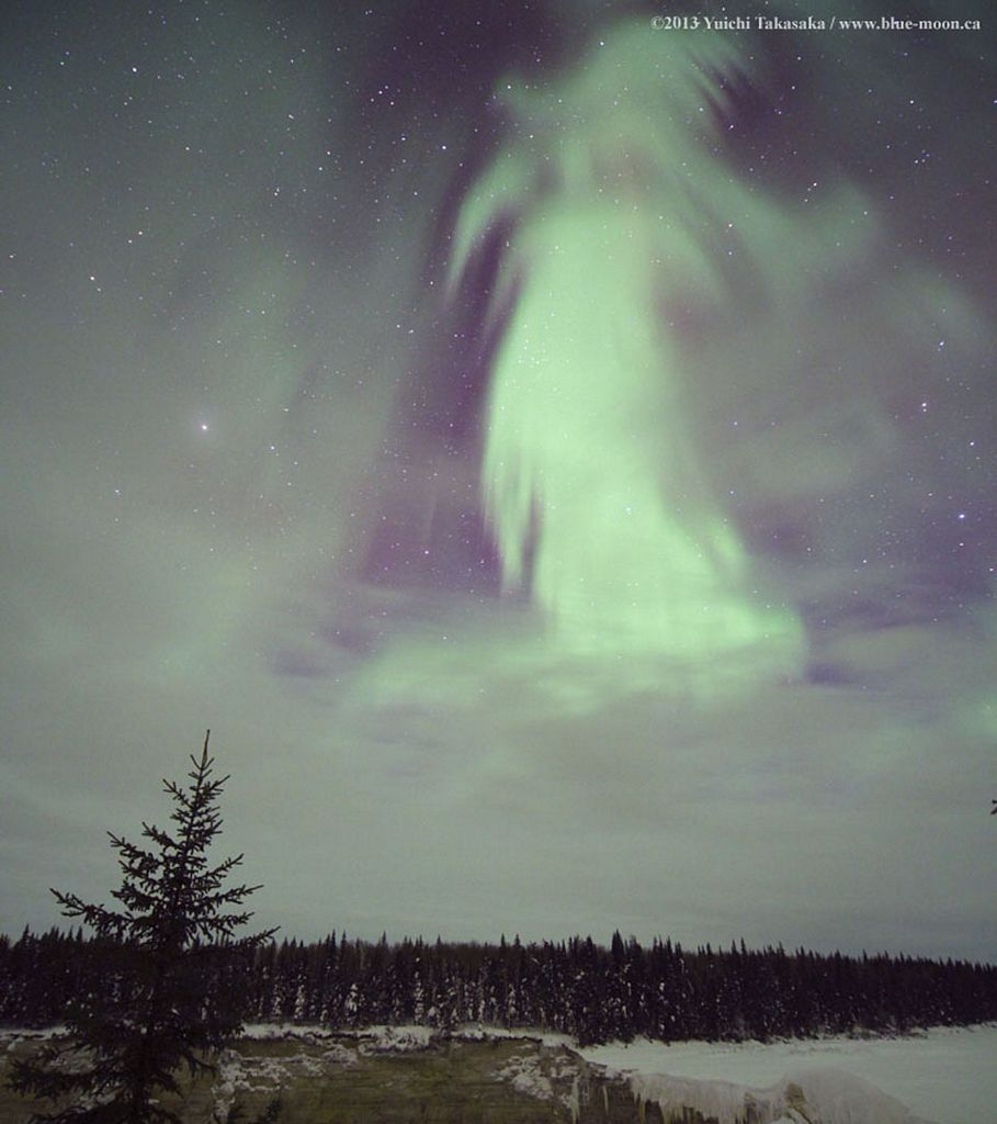 Ghost Aurora over Canada