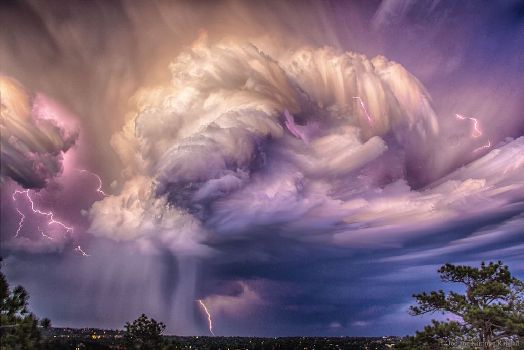 Eclairs sur le Colorado