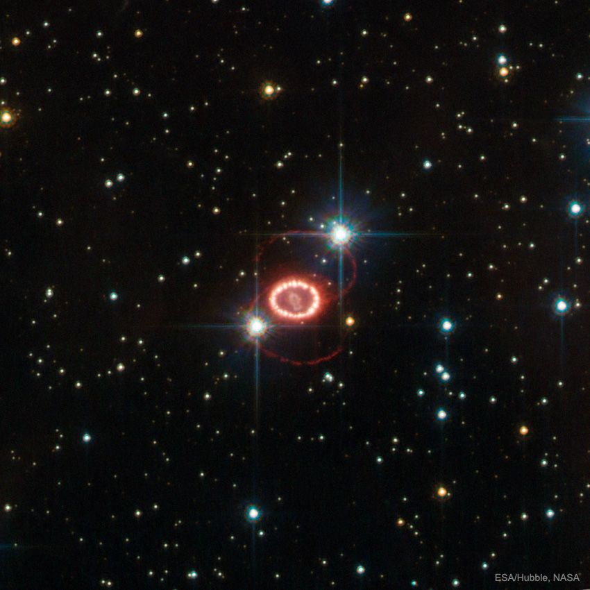 The Mysterious Rings of Supernova 1987A