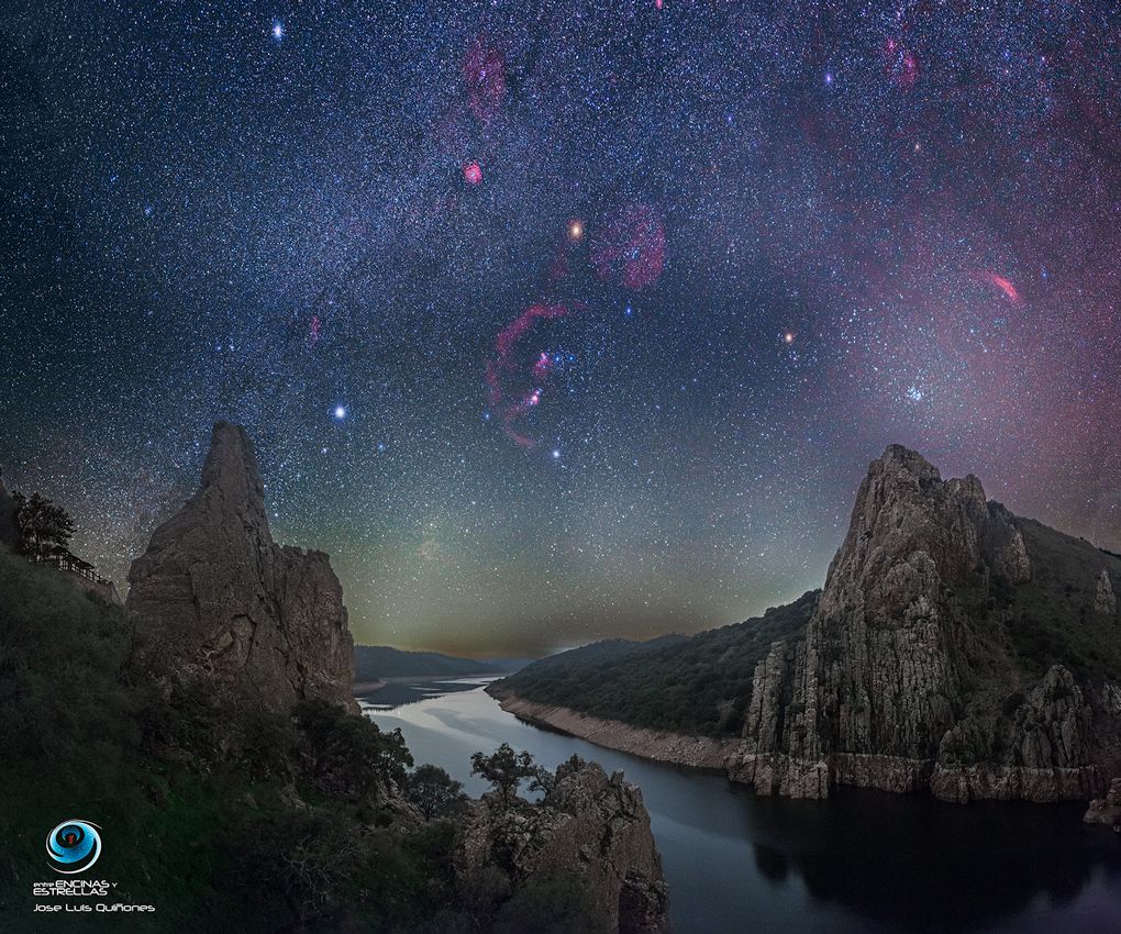 A Dark Winter Sky over Monfragüe National Park in Spain