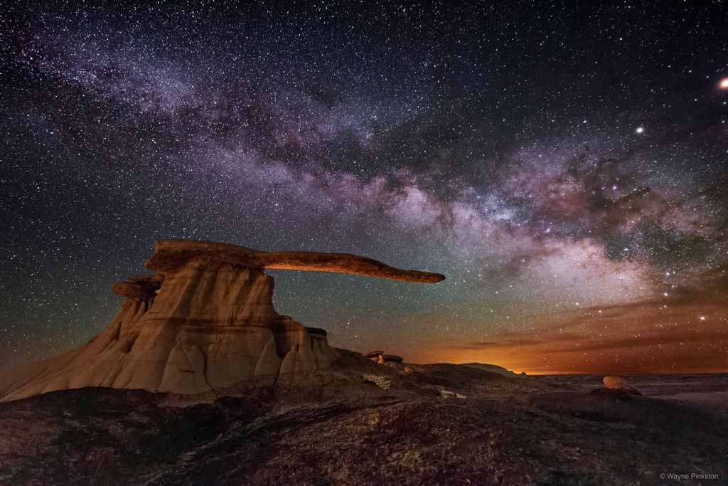 King of Wings Hoodoo under the Milky Way