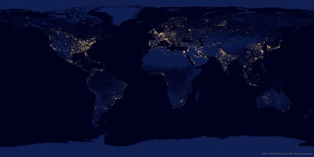 La Terre la nuit