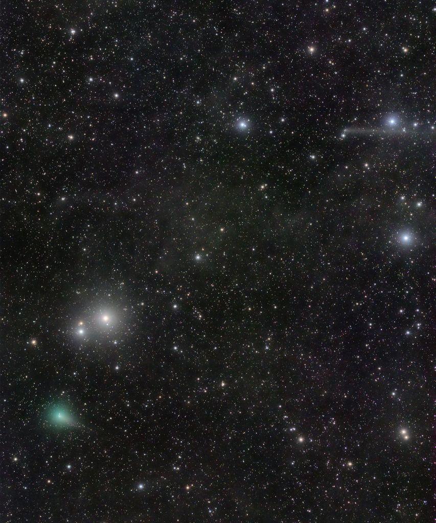 A Conjunction of Comets