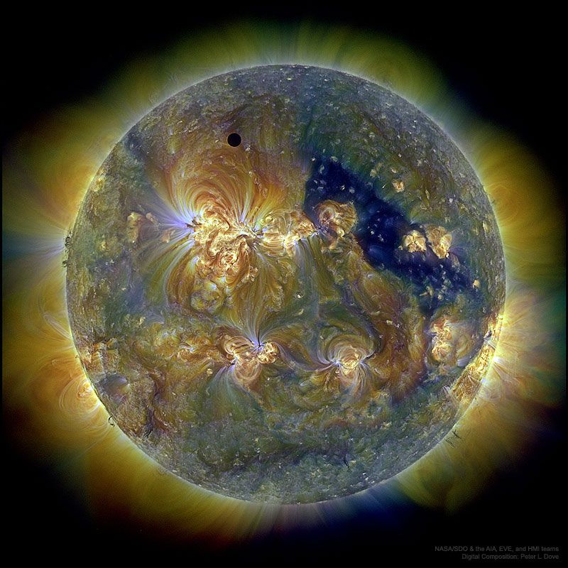 Venus et le Soleil triplement ultra-violet
