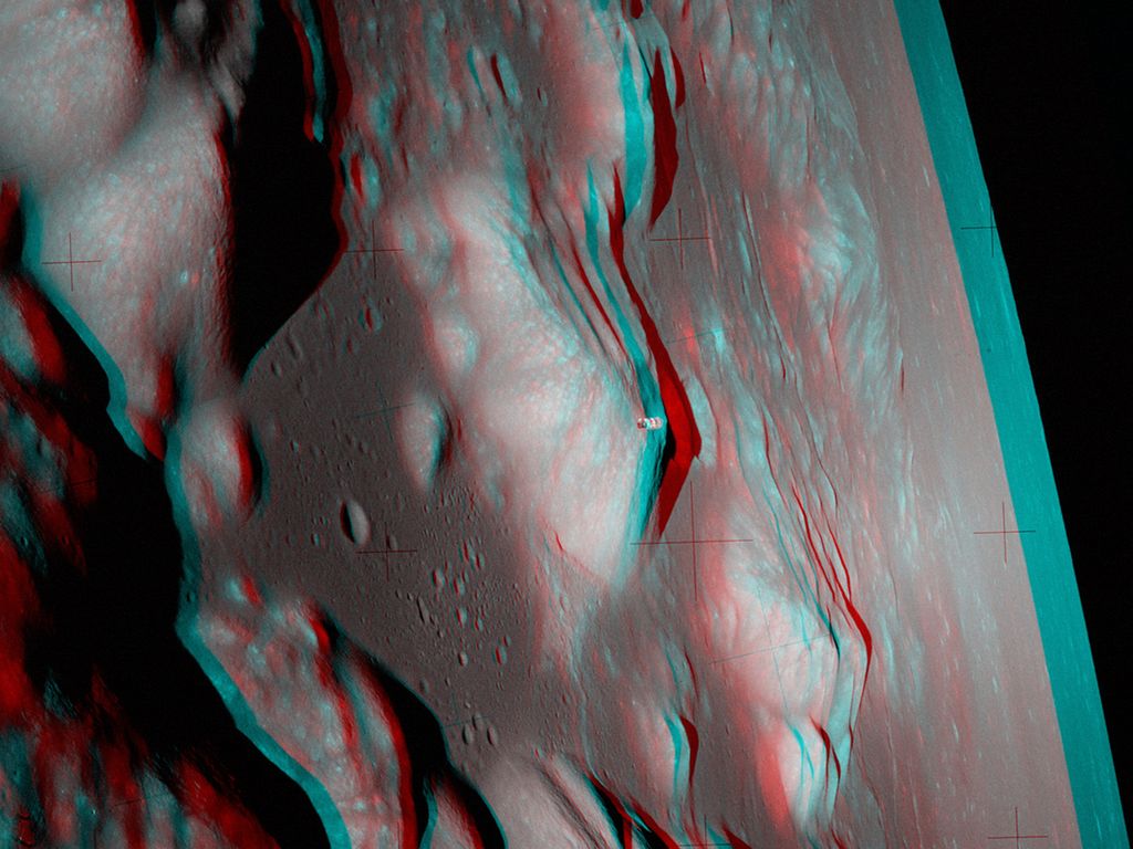 Apollo 17: A Stereo View from Lunar Orbit