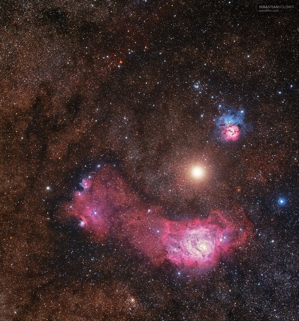 Mars Between Nebulas