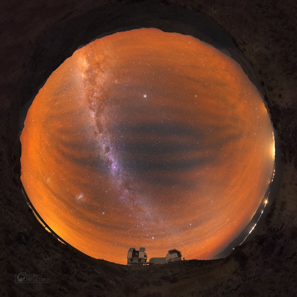 Milky Way vs Airglow Australis