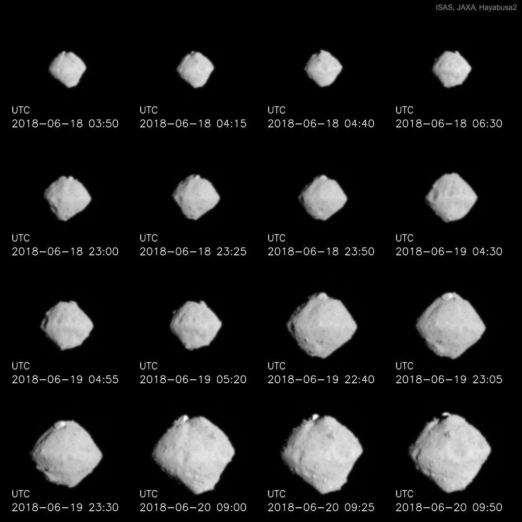 Hayabusa2 Approaches Asteroid Ryugu