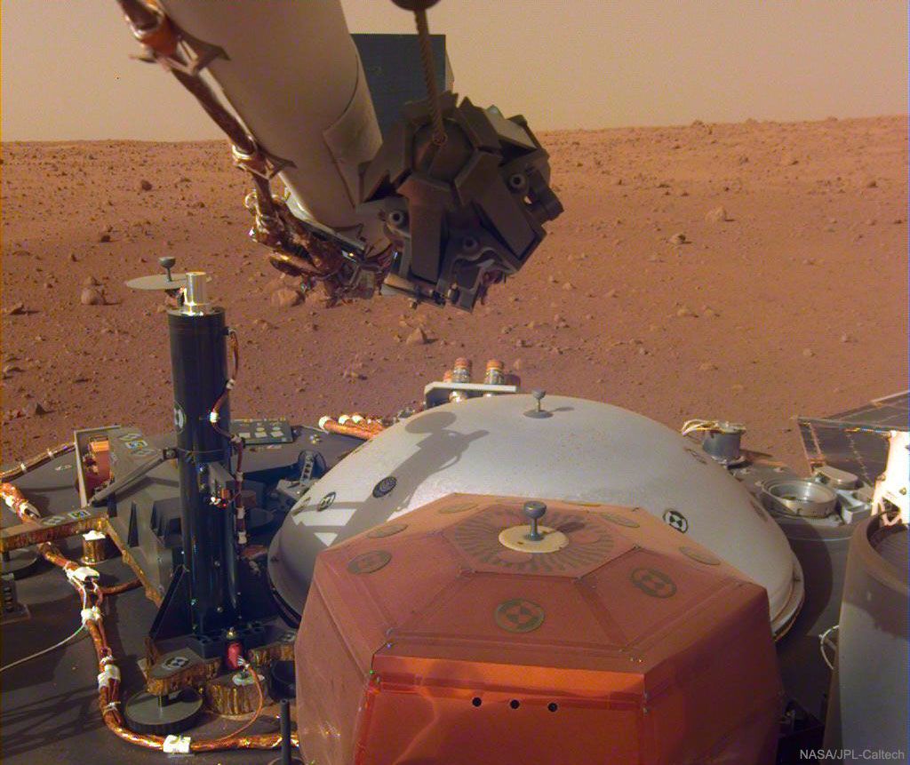 Sound and Light Captured by Mars InSight