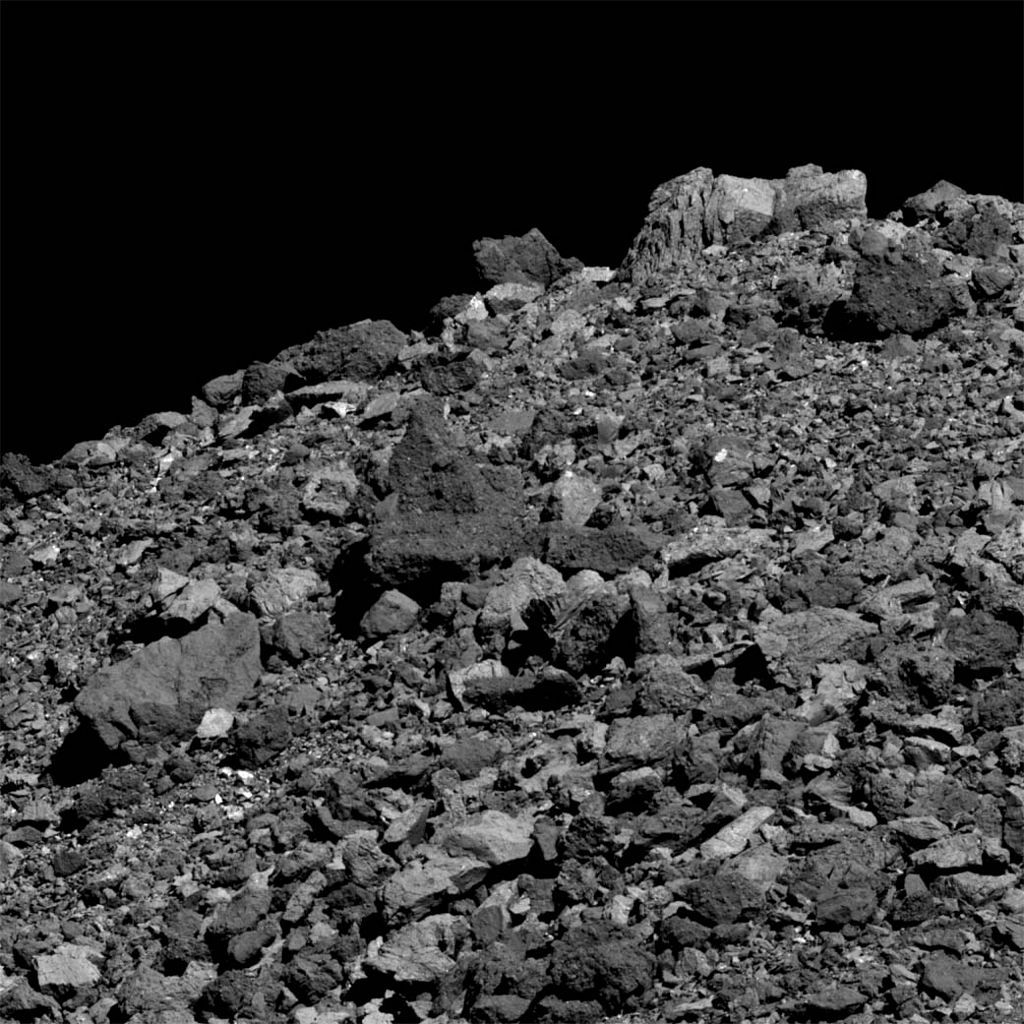 Boulders on Bennu