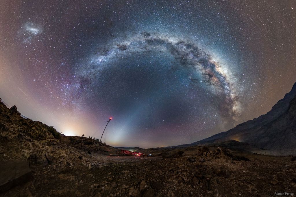 Milky Way and Zodiacal Light over Chile