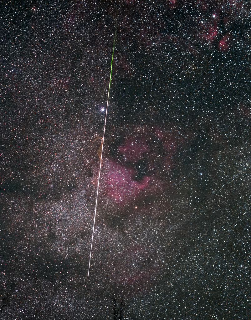 Lyrid Meteor Streak