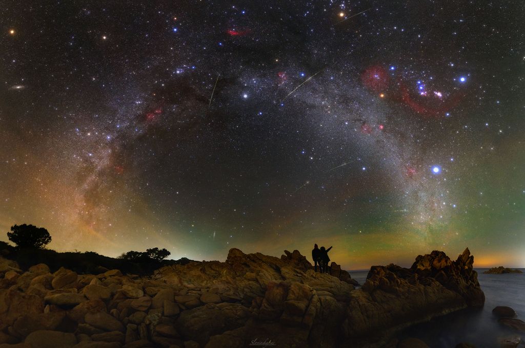 Une ciel nocturne en Sardaigne