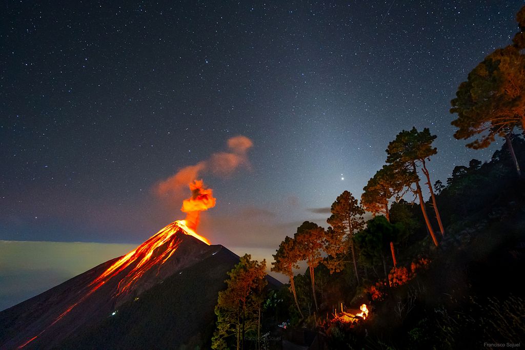 A Volcanic Great Conjunction