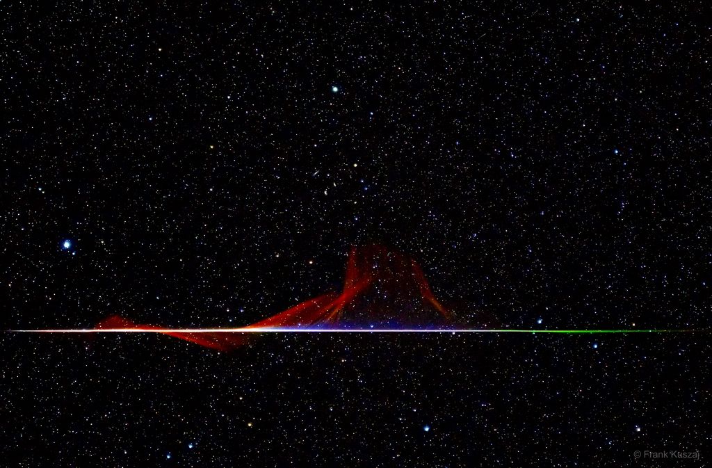 Un meteore Quadrantide colore