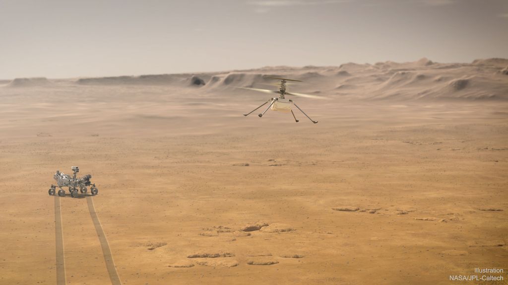 Ingenuity: A Mini-Helicopter Now on Mars