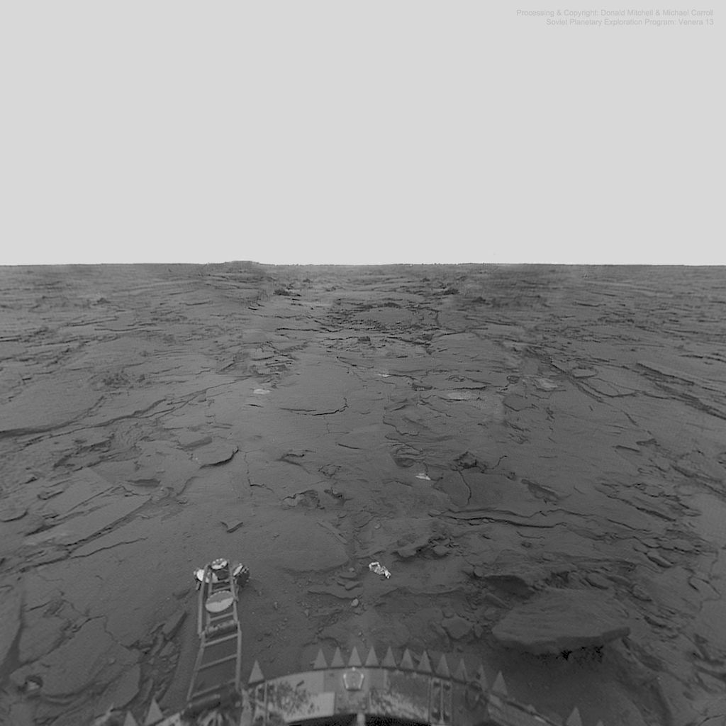 The Surface of Venus from Venera 13