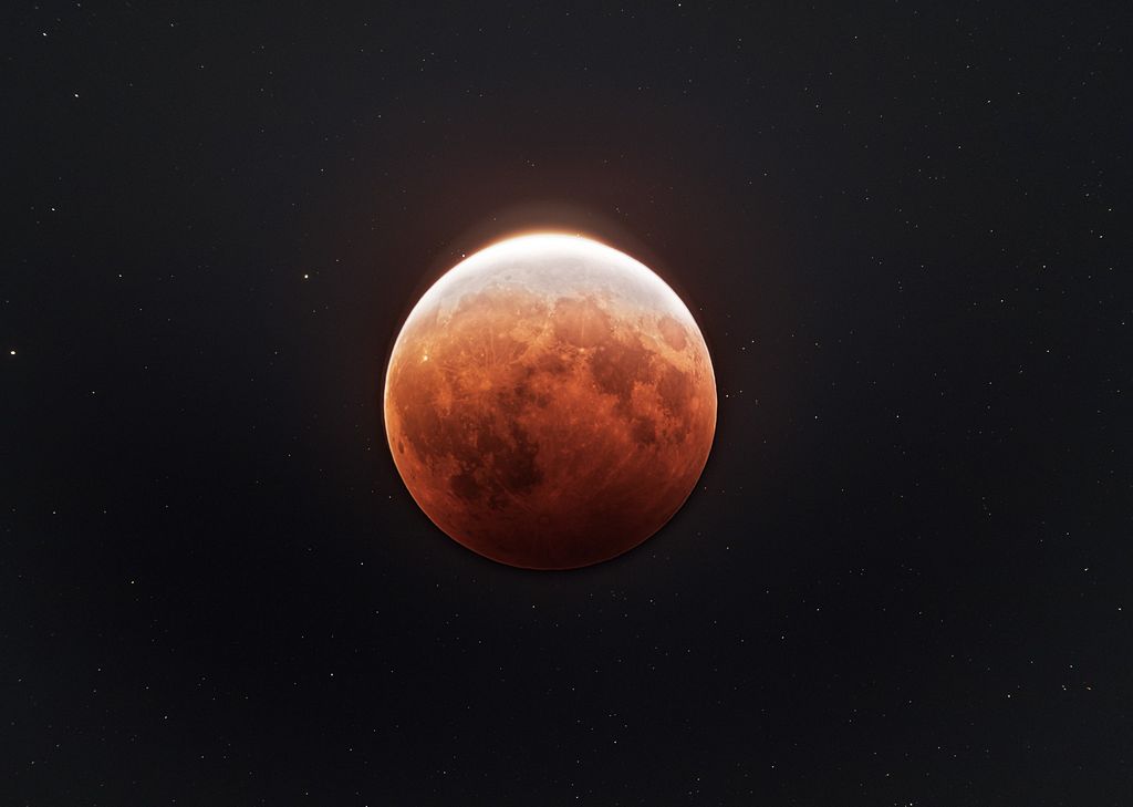 Éclipse lunaire totale depuis Sydney